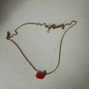 KENDRA SCOTT Pink and Gold Necklace